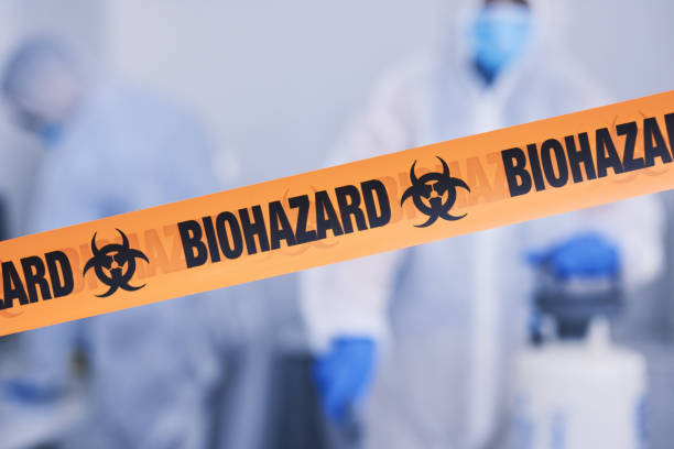 Professional Biohazard technician working in Highland, IL